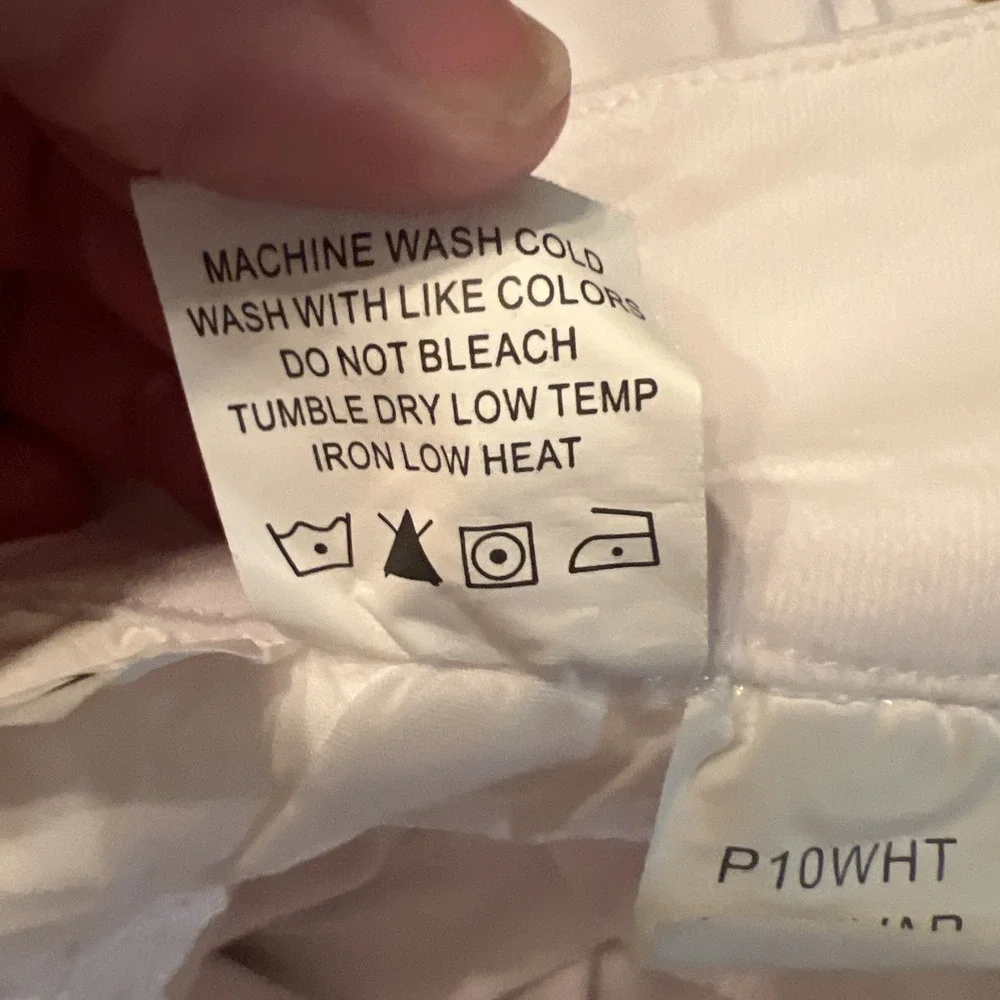 Ethyl Shorts sz 4 White Bermuda Stretch Inseam 11.5" New NWT - Picture 9 of 10